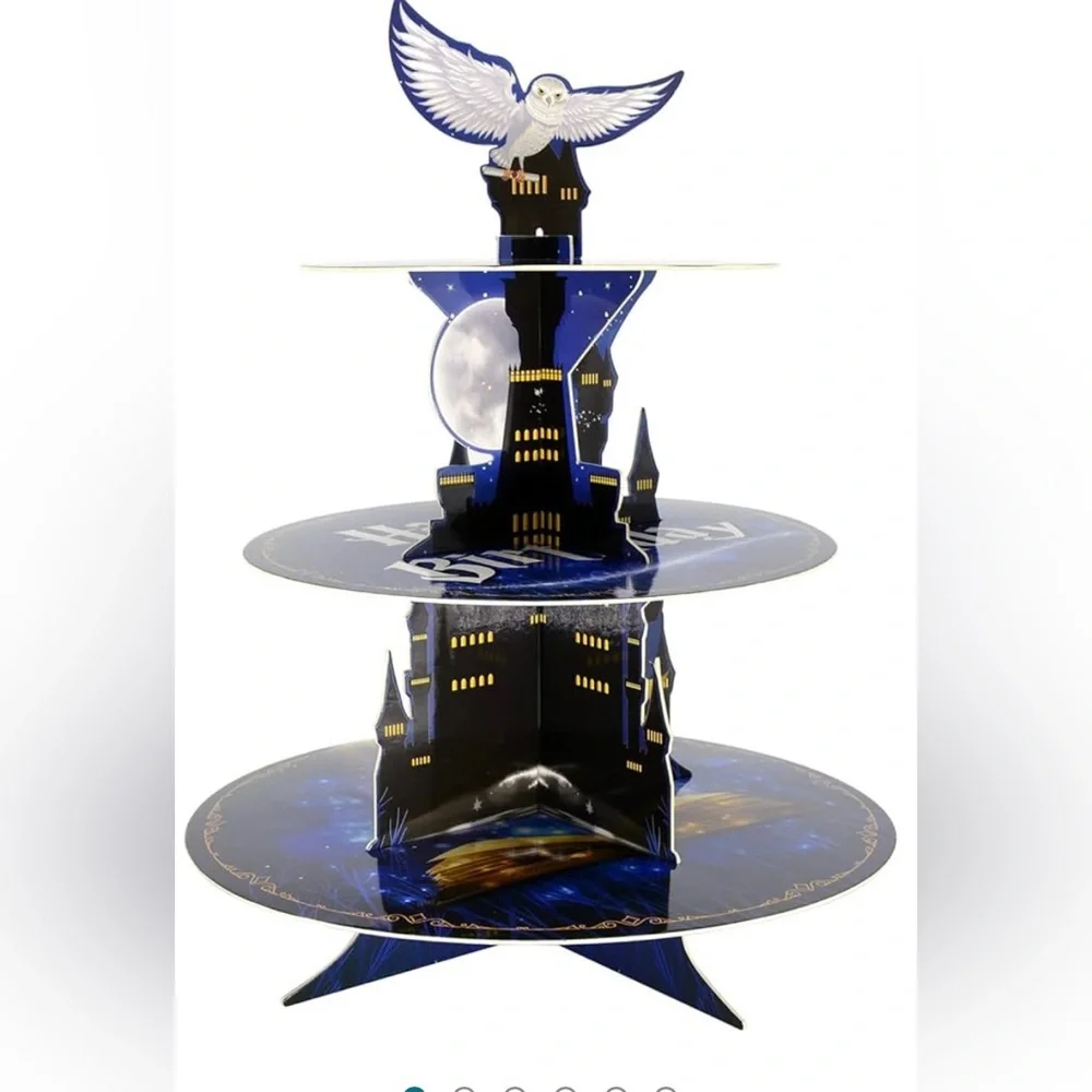 KALEFO Magical Wizard 3‎ Tier Cupcake Stand